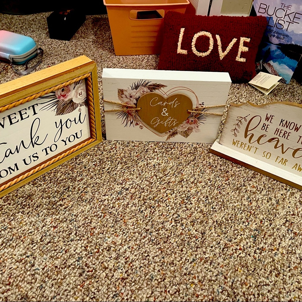Like New Wedding Signs